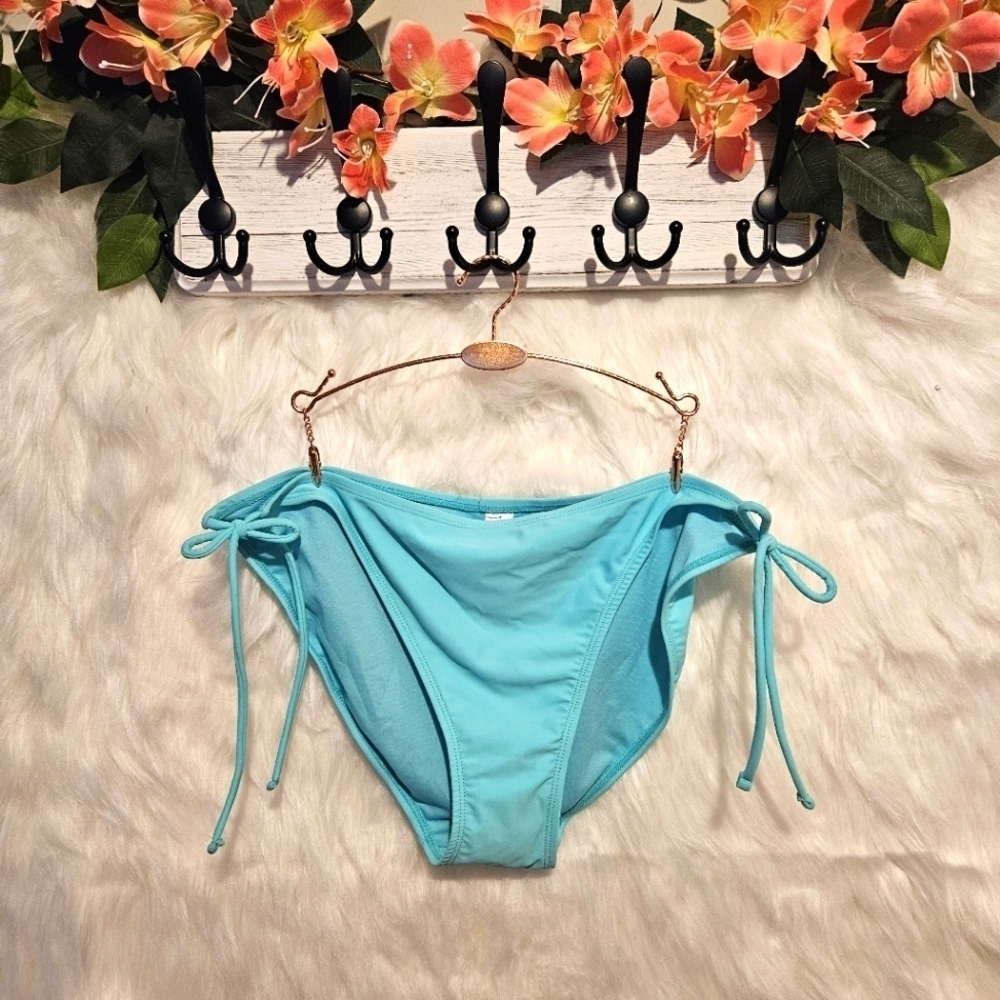 G21 Sexy Ocean Blue String Bikini Bottoms